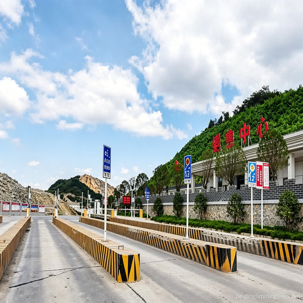 Праграма даследаванняў матэрыялу, атрыманага з вапняка