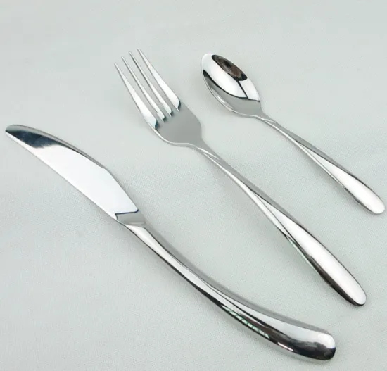 Stainless steel western tableware set