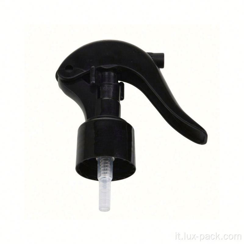 Bill 20/26/28/410 100 ml Pompa di plastica domestica Testa a grilletto spray Nero per bottiglia