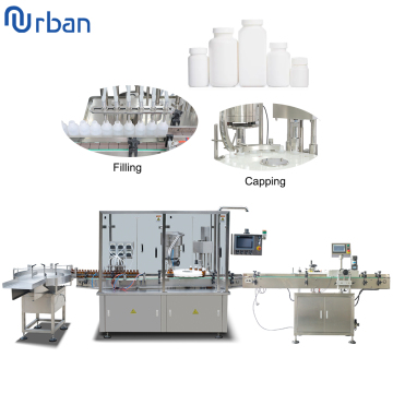 Fully Automatic Filling and Aluminum Capping Machine for 50ml Bottles - Easy to Operate