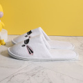 Benutzerdefinierte Logo Einwegkinder Spa Slipper