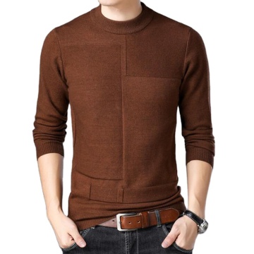 Mens Solid Color Turtleneck Sweater Pullover for Winter and Christmas