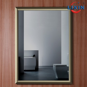 Hot selling factory direct makeup mirror with anti fog film, frame 5mm eco-friendly silver mirror