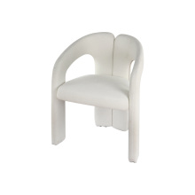 Italian minimalist white lounge Dubet chairs