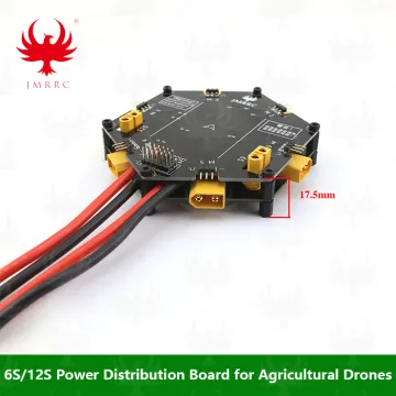 JMRRC Big Current Power Distribution Board PDB 6S-12S for Agriculutral Drones