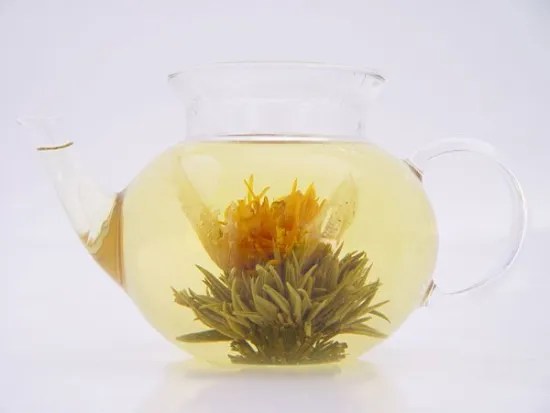 yellow butterfly floral blooming tea