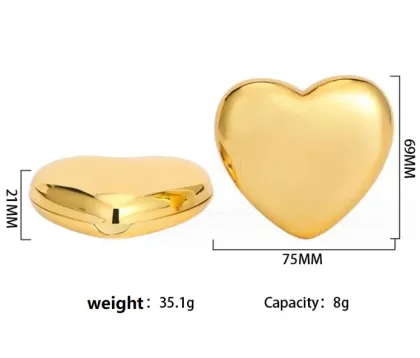 Empty Makeup Powder Container Loose Powder Compact Case