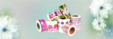 Custom high quality adhesive cosmetic label sticke