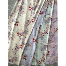 Breathable Textiles Printed Rayon Dress Fabrics