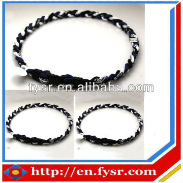 Fashion sport germanium titanium sports necklace