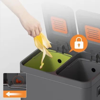 High Quality Rectangular Automatic Induction Trash Can