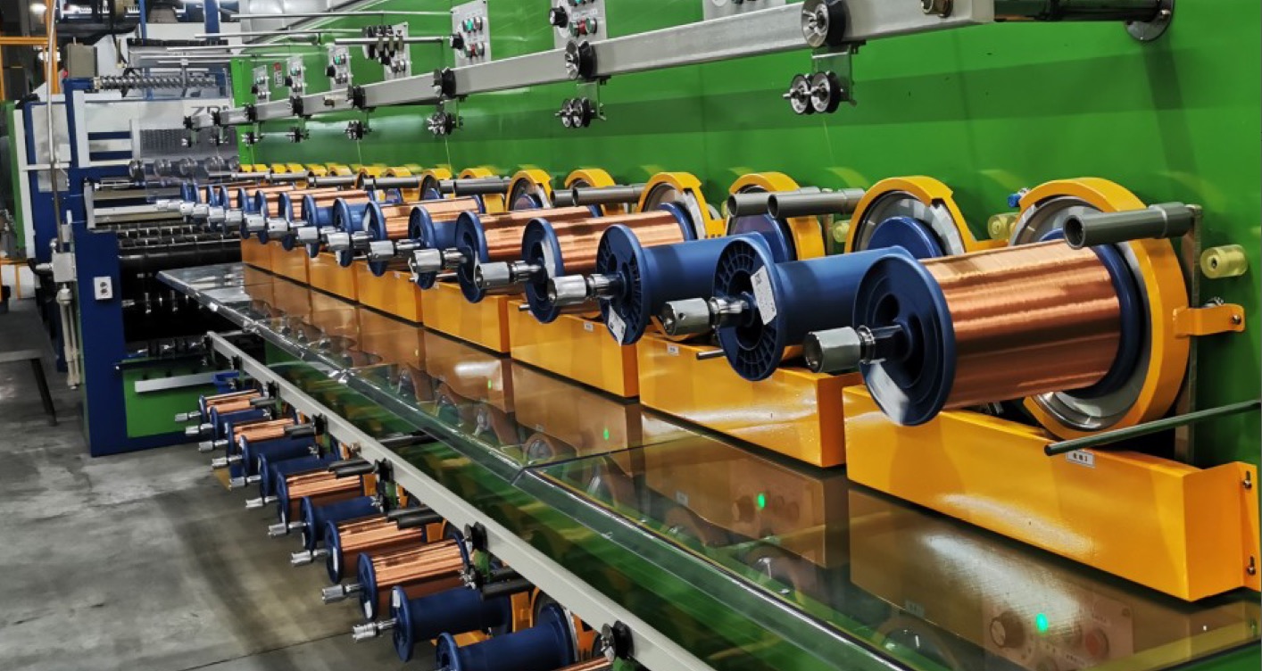 Vertical enamelling machine