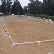 Clôture de l&#39;arène de dressage en PVC