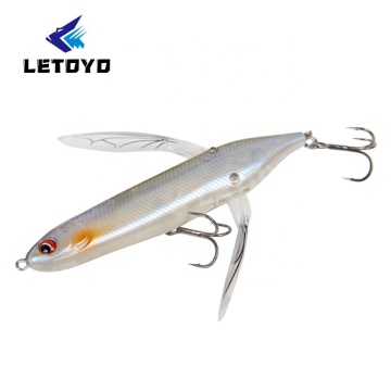 LETOYO 80mm Floating Wobbler Popper Hard Bait for Freshwater Bass & Trout