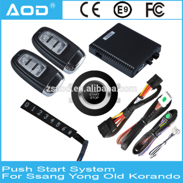 GPS/GSM car alarm remote engine start for Ssang Yong Korando