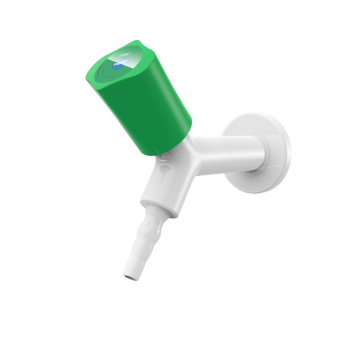 Lab Wall-mounted single outlet faucet White