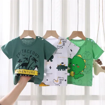 Summer Kids Clothing Sets: Boys T-Shirts & Girls T-Shirts - 1 PC Short Sleeve T-Shirt