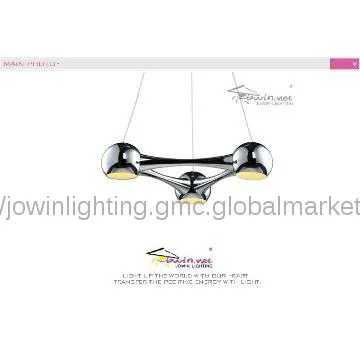 Chrome Pendant Modern Led Lamp