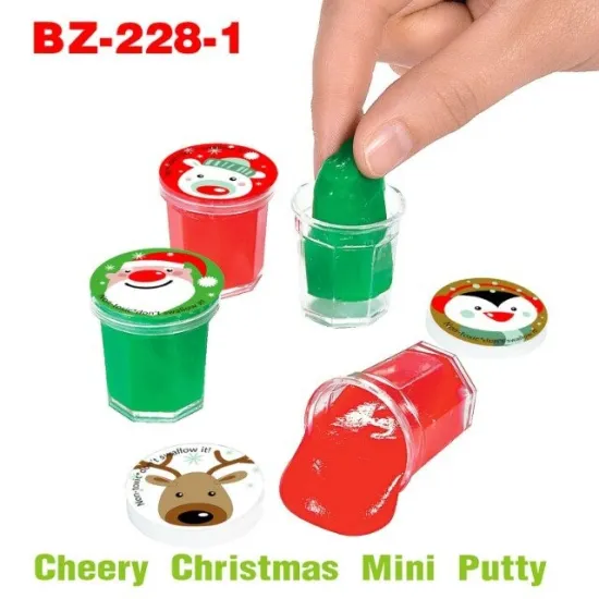 Promotional Cheery Christmas Mini Putty Toys for Kids