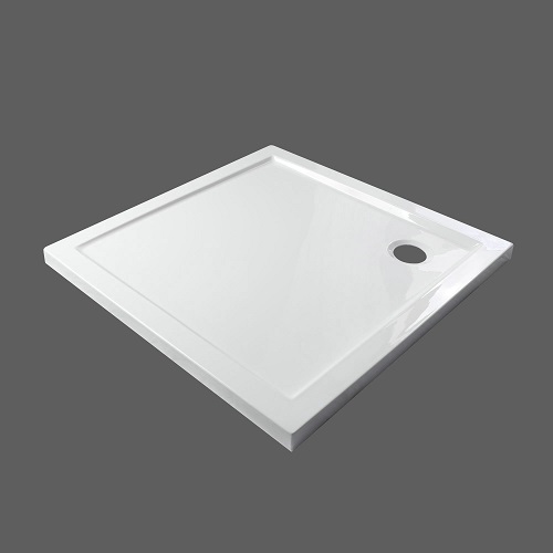 Decorative Shower Pans 90x90x5cm CE Square Shower Tray Antislip AntifoulingDurable