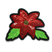 Fashion Customized sequin patches embroidery
