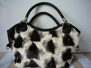 New fashion mink fur handbag