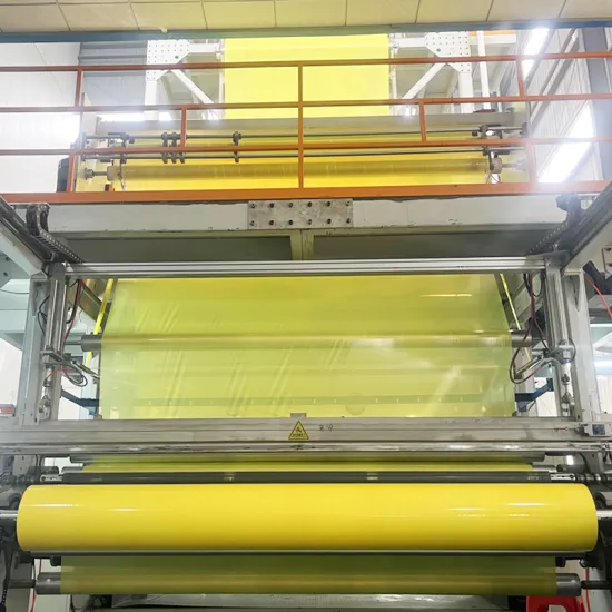 Yellow color cotton picker packing bale wrap film