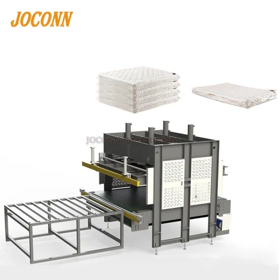 Fully Automatic Foam Mattress Vacuum Pressing and Wrapping Machine for Latex Mattresses with Plastic Film Pressing