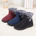 Imitation rabbit fur warm cotton boots