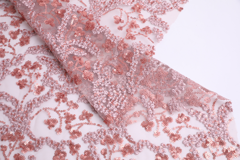3mm Matt Sequin Embroidery Fabric
