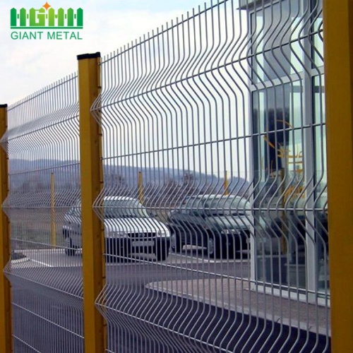 ECO Friendly Decorative PVC Coated 3D Curved Fence