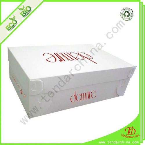 Foldable Shoe Box For Office, School Documents Keep Or Home Custom Printed Shoe Box