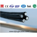 1000v aluminum conductor pvc insulation black abc cable electrical cables