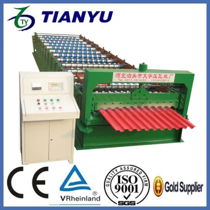 Punching machine singles roofing machine