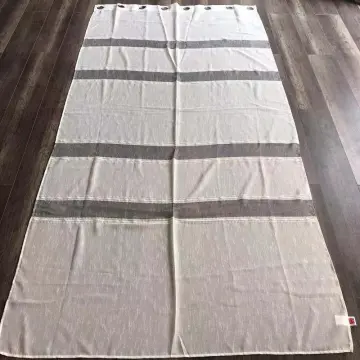 Striped Sheer One-Piece Fabric Curtains for Living Room: Fashionable Window Covering Solutions