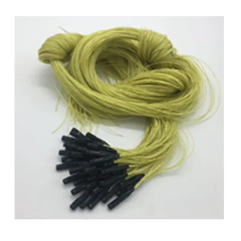 Imported Quality Yellow/Orange Harness Cord, 8 Strands, 2m Long, 0.8mm Diameter for Loom Machine
