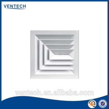 Two way aluminum square diffuser
