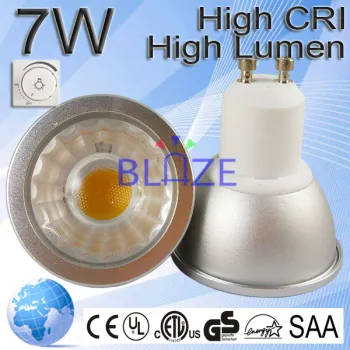 7W COB GU10 LED Spot Light 60 Degree