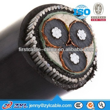 12KV 33KV high voltage power cable CU XLPE high voltage cable 120mm2 185mm2