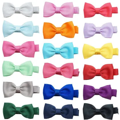 Wholesale Tiny Clip Hair Bows for Baby Girls