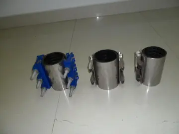 Stainless steel double bands repair clamp