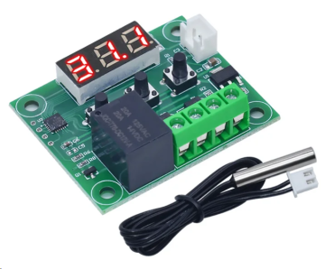 W1209 DC 12V Red LED Thermostat with NTC Waterproof Sensor