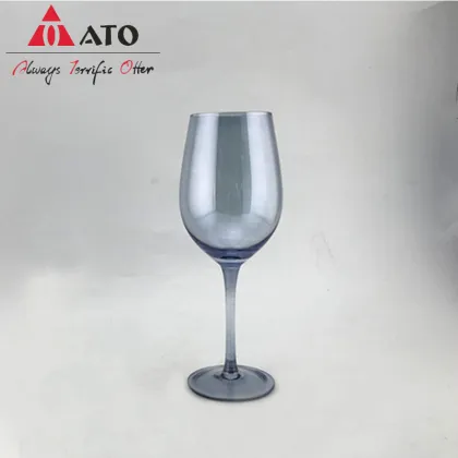 spray color wine glass Plating Wine Glass set