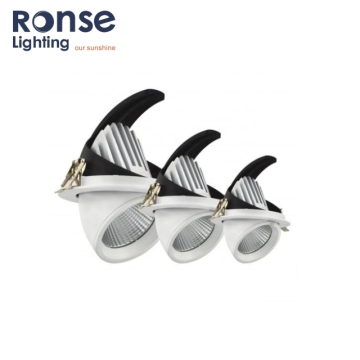 Ronse verstelbare dimbare cob led spot light muur wasmachine downlight
