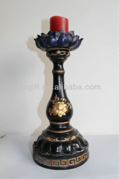 graceful wholesale candle holder christmas polyresin crafts