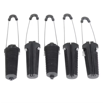Outdoor APT Plastic Metal Anchor Clamp for Fiber Optic Cable