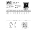 60x10 a prueba de enfriamiento del ventilador de DC A6 Medical