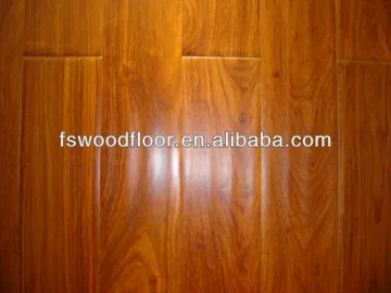 Hand scraped Mongolian teak engineered hardwood flooring