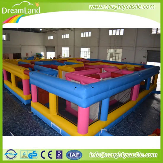 Giant outdoor inflatable maze obstacle maze / inflatable maze for sale / inflatable maze playground