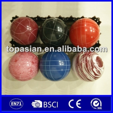 Professional polyresin boules petanque bocce game set for outdoor